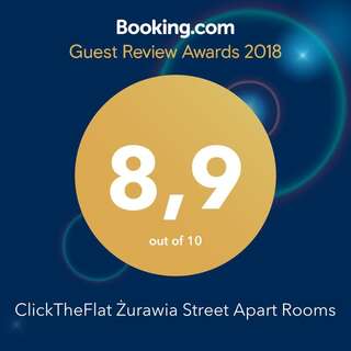 Гостевой дом ClickTheFlat Żurawia Street Apart Rooms Варшава Двухместный номер с 1 кроватью и общей ванной комнатой-13